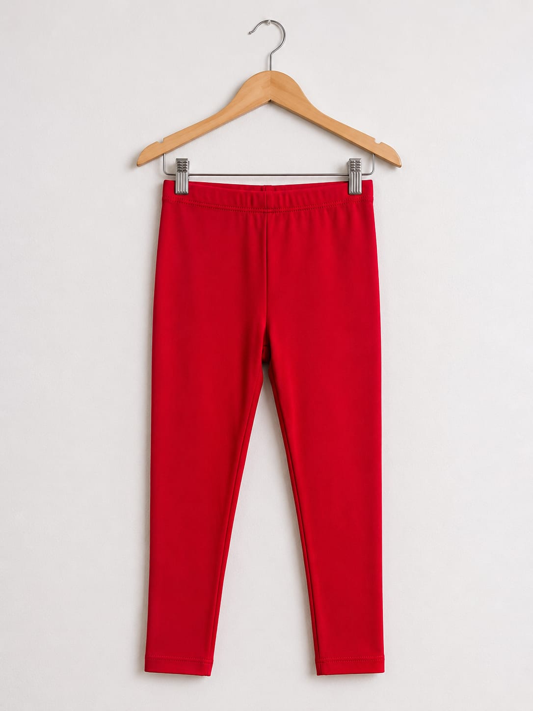 Red Light Weight Soft Fabric Girls Tight