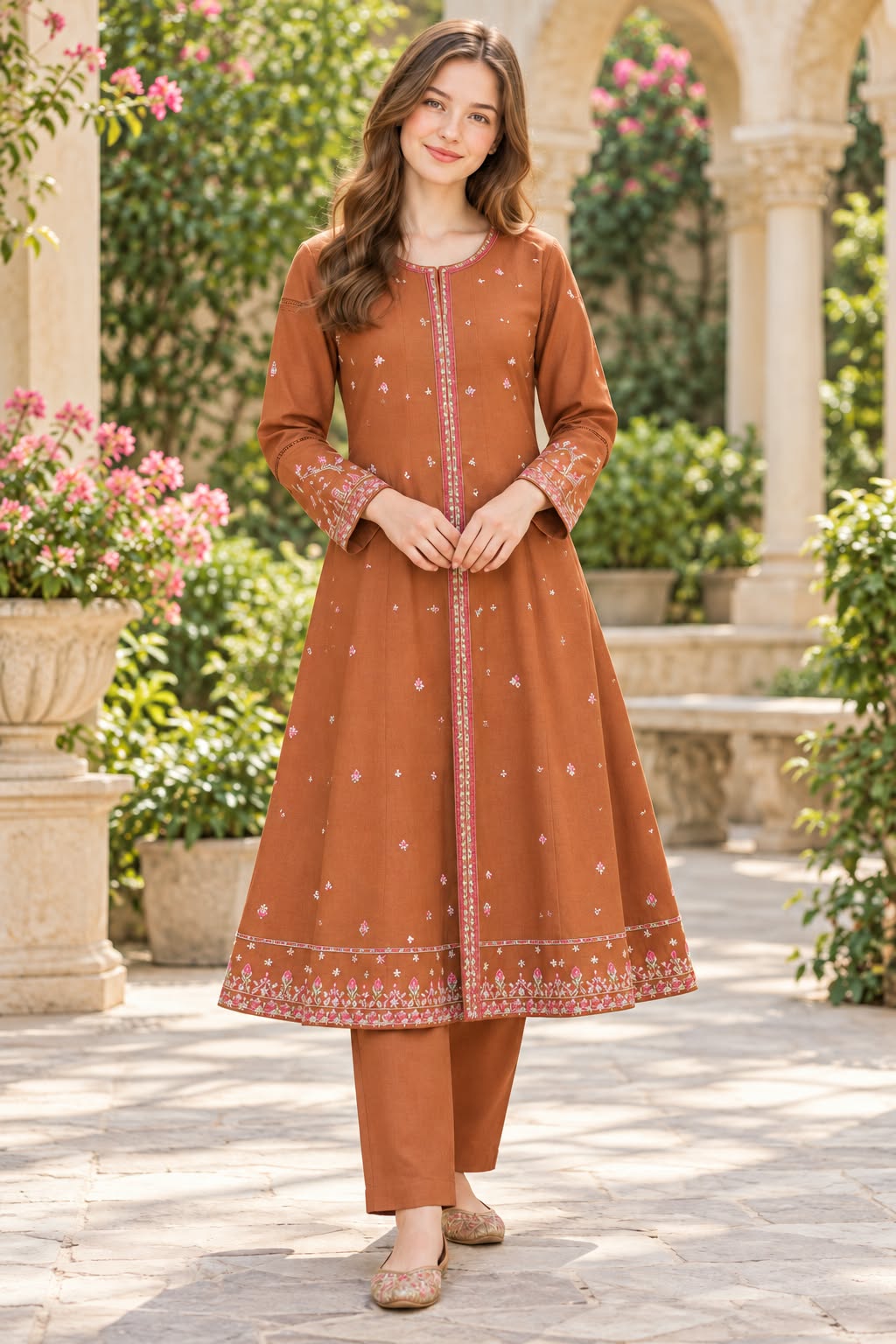 Kaddar Winter Shalwar Kamees for Girls