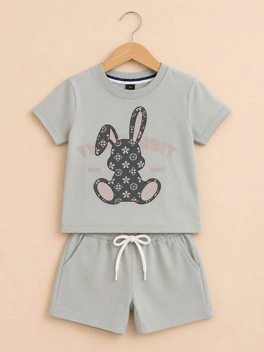 Boys’ “Sunshine” Graphic Tee & Cargo Shorts Set
