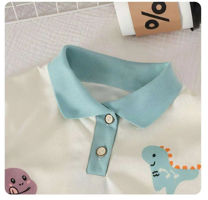 Children Clothing Set Short Sleeve Polo T-shirt Shorts 2PCS Baby Clothes Set for Boys Suits