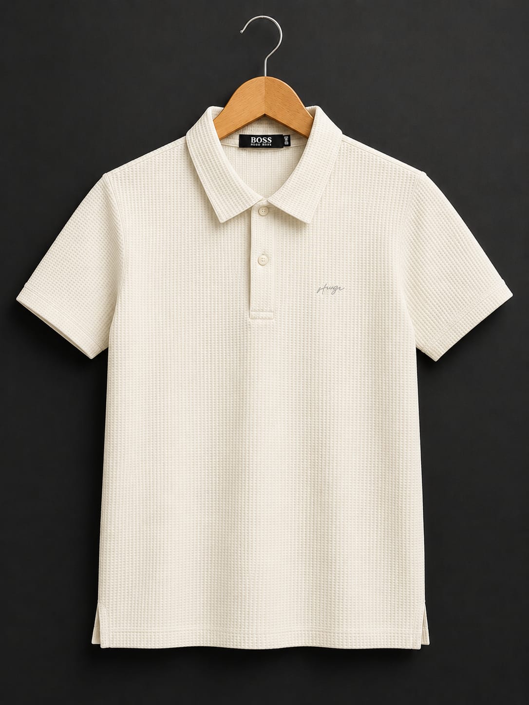 Boss Soft Fabric Off White T Shirt for Boys