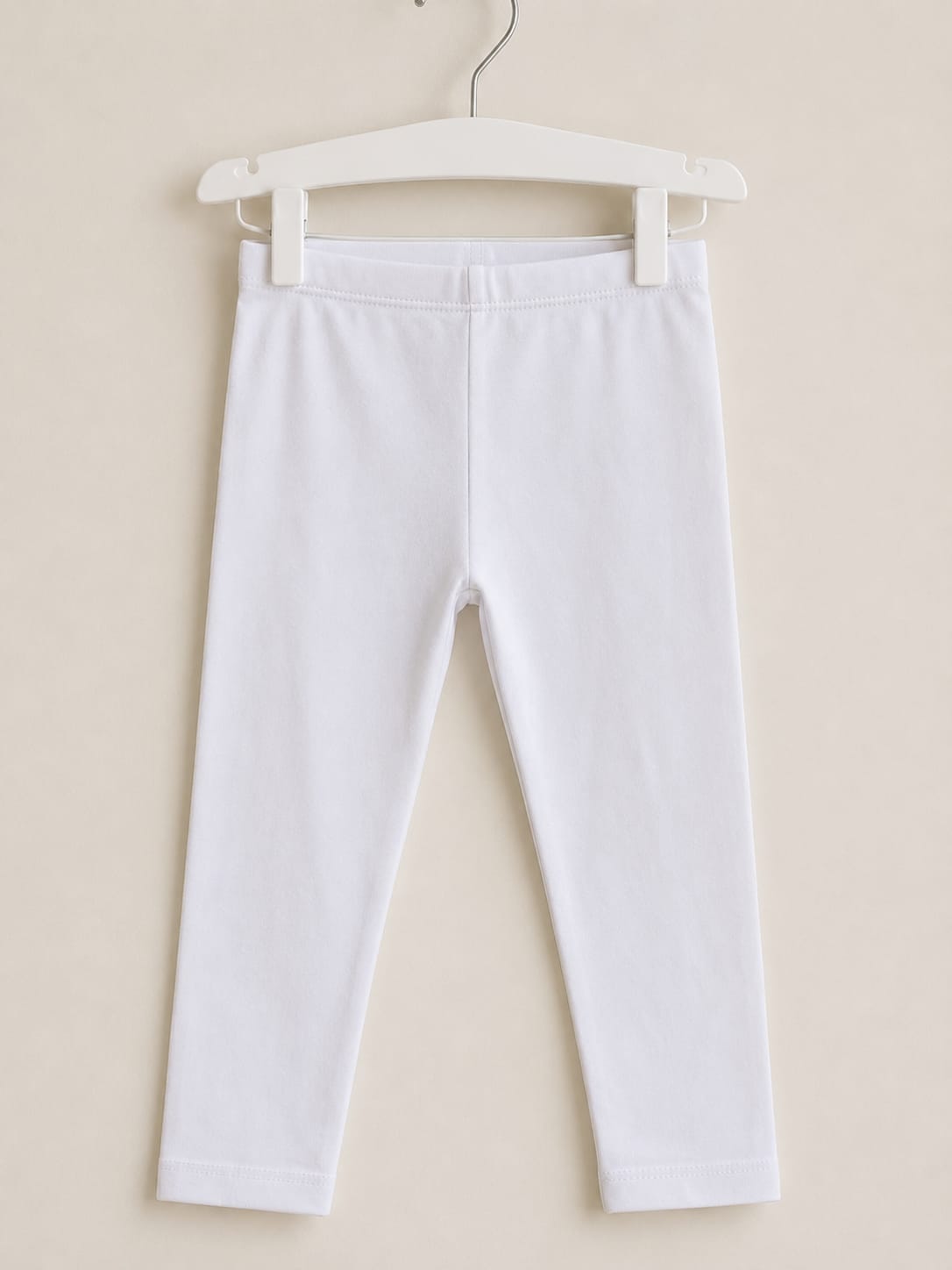 White Light Weight Soft Fabric Girls Tight