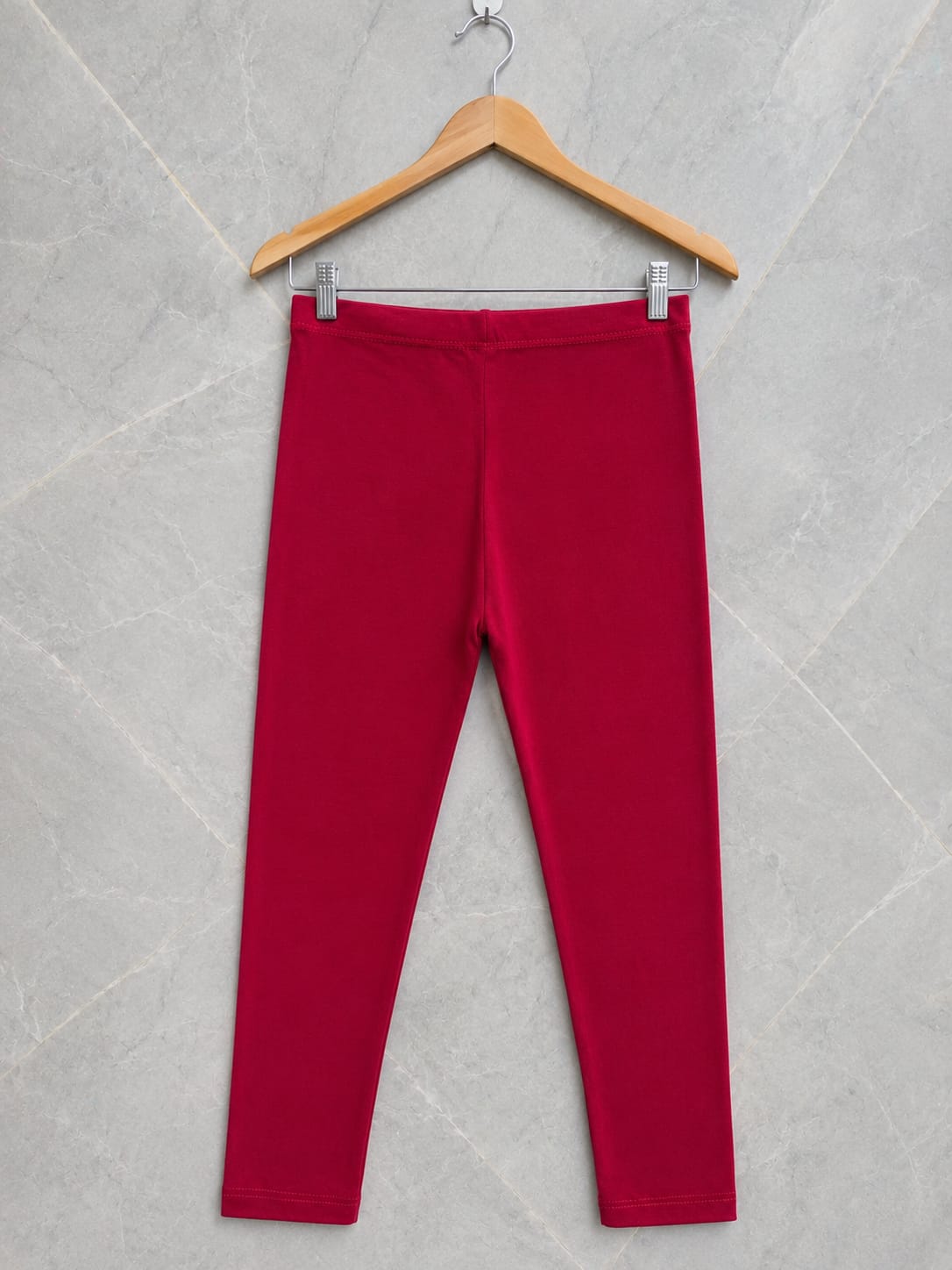 Maroon Light Weight Soft Fabric Girls Tight