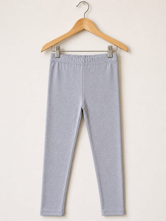 Silver Light Weight Soft Fabric Girls Tight