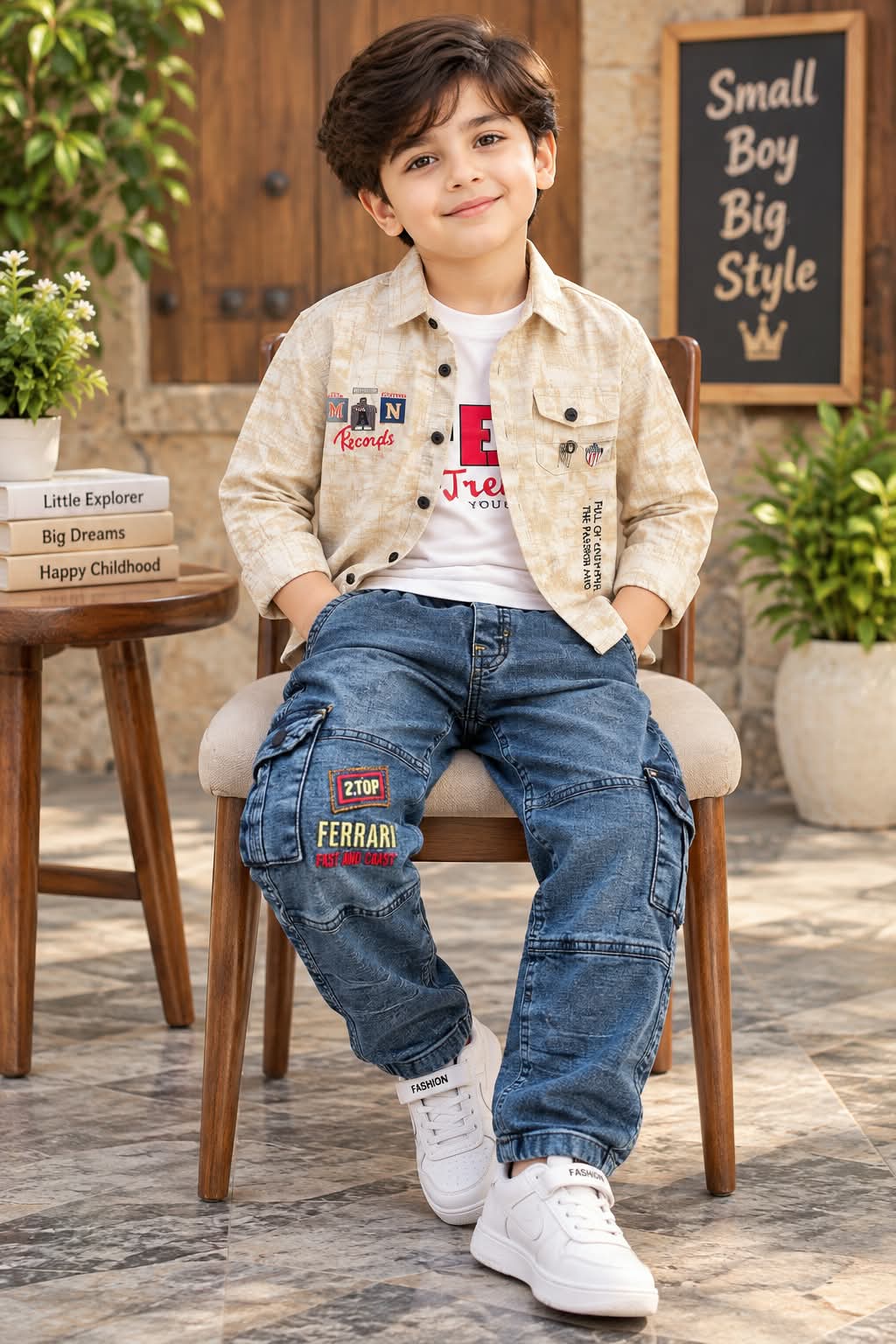 Import Quality Soft & Comfotable Full Sleeves Double Shirt with Jeans