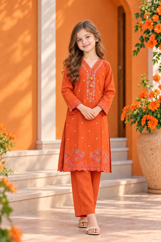 Kaddar Winter Shalwar Kamees for Girls