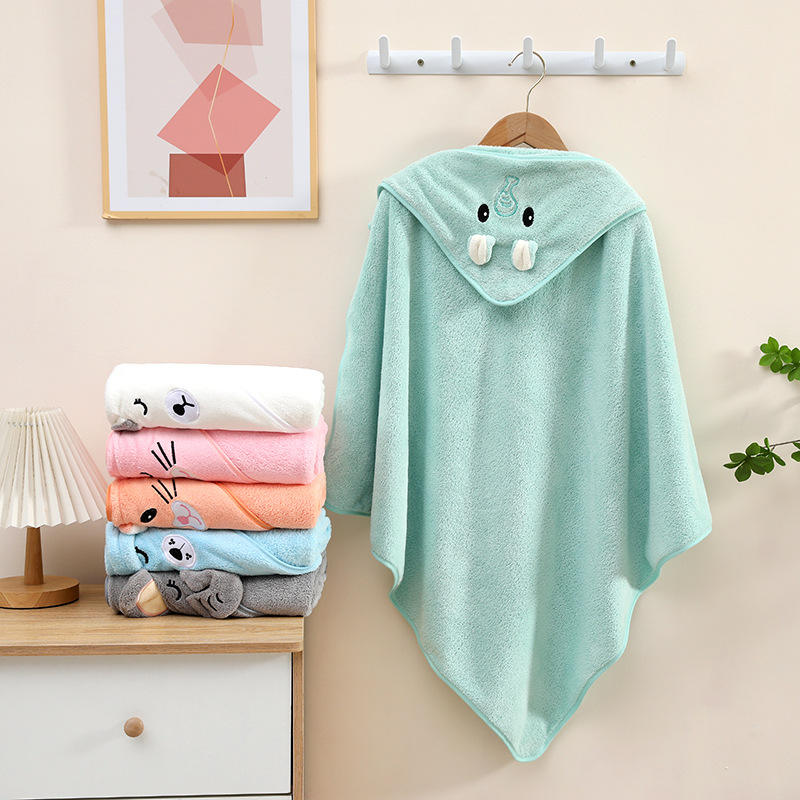 Premium Hooded Baby Bath Towel – Soft & Absorbent Animal Design
