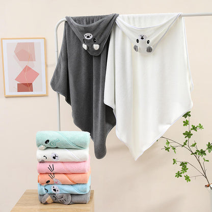 Premium Hooded Baby Bath Towel – Soft & Absorbent Animal Design