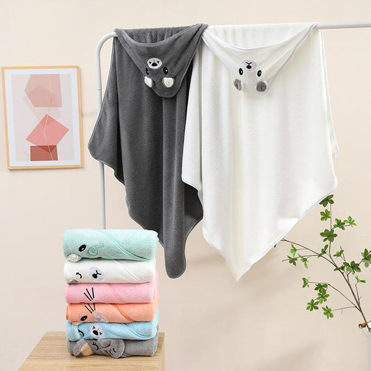 Premium Hooded Baby Bath Towel – Soft & Absorbent Animal Design
